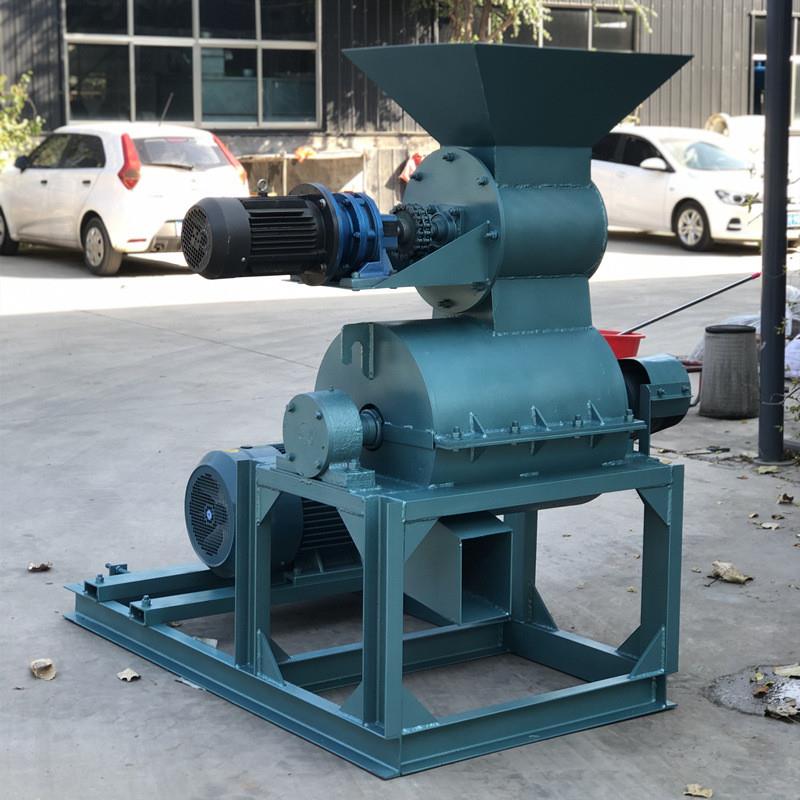 海白菜粉碎机 甜象草发酵饲料粉碎机 智能控制蛋白桑粉碎机生产线