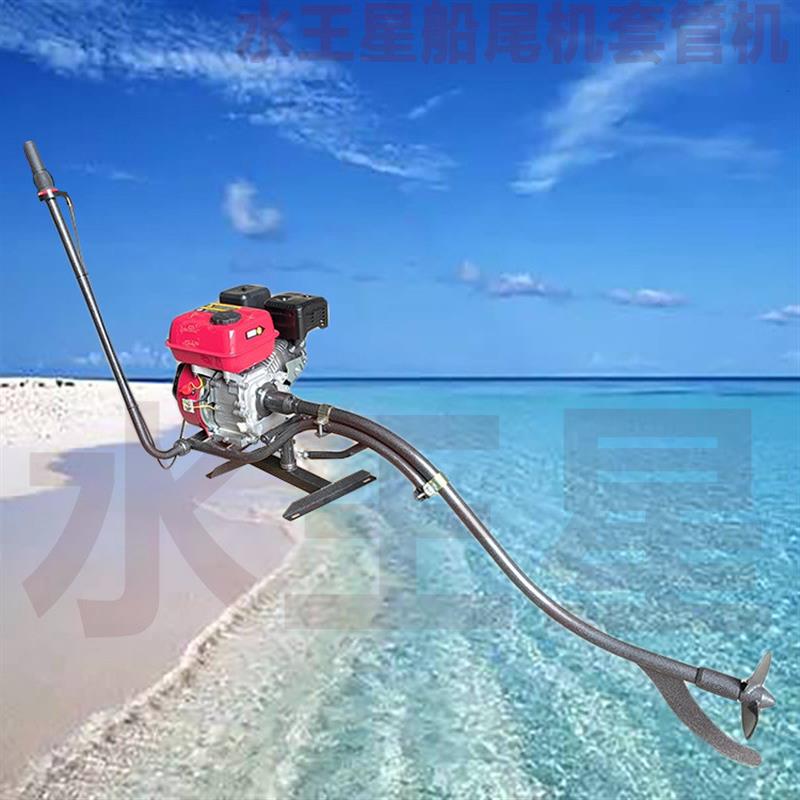 出口品质汽油船尾机四冲程长杆推进器卧式渔船船挂机厂家