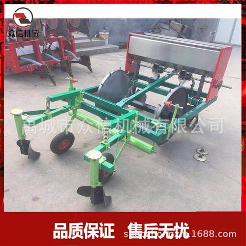 种红薯用旋耕起垄覆膜机 四轮带覆膜机 喷药滴灌施肥铺膜一体机