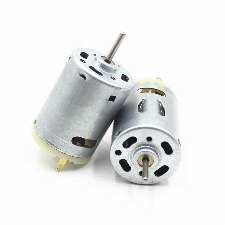 微电机DC12-24v强磁碳刷DIY马达 385大马达直流电机385微型直流款