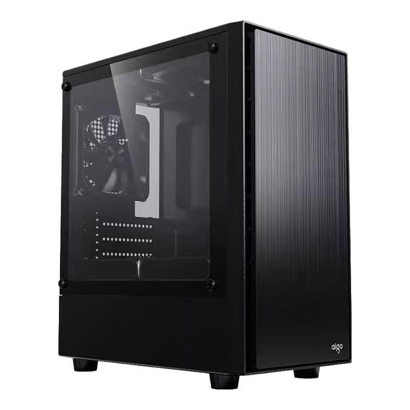 爱国者C30紧凑型小机箱 MATX侧透台式主机箱电脑小巧加厚五金侧透