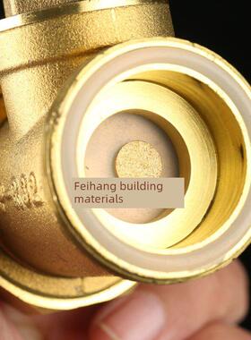 20 25 32 40 50 63Ppr止回阀4分钟6分钟1英寸卧式黄铜Ppr热熔水管