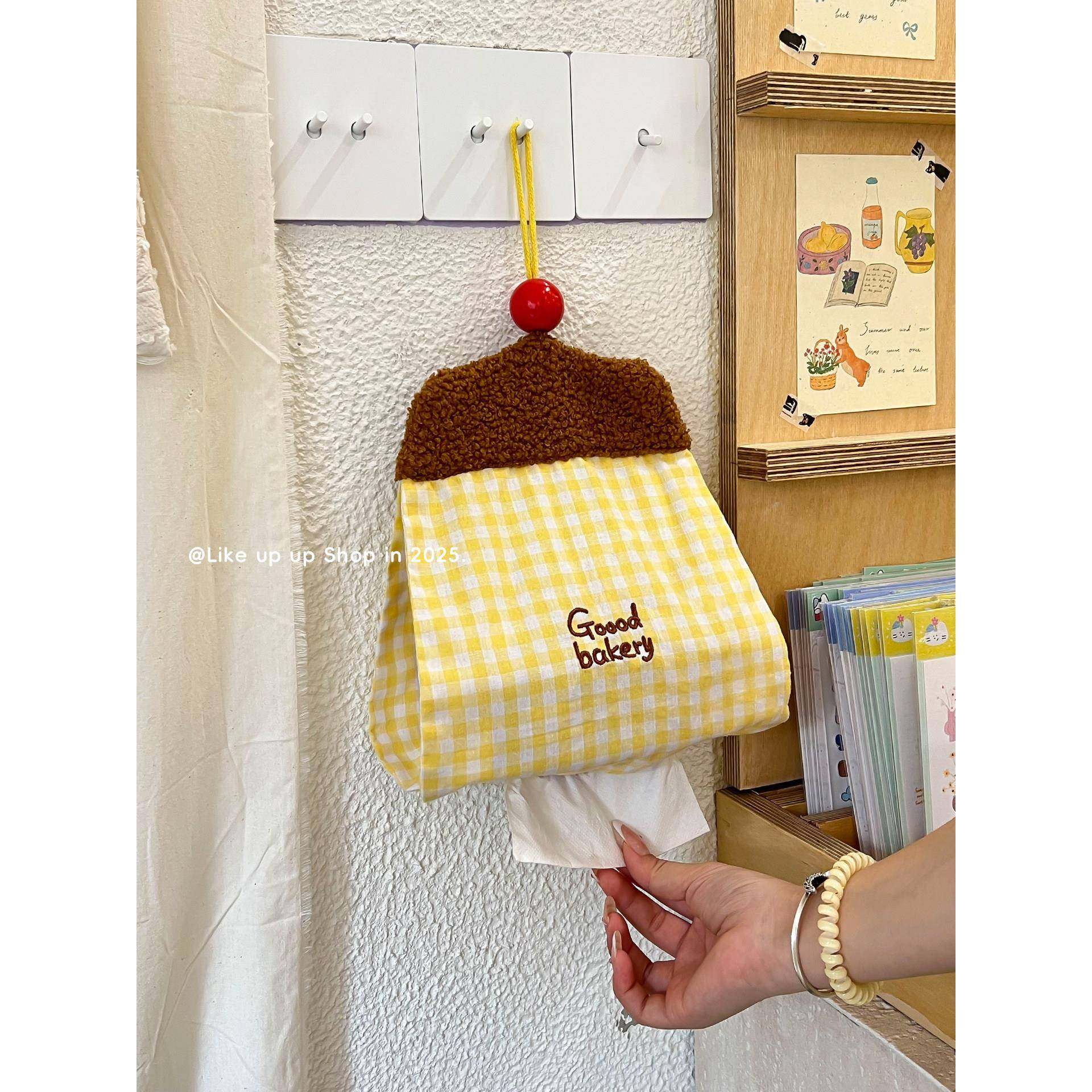 车载纸巾盒ins风纸巾挂袋悬挂式纸巾袋汽车抽纸盒卫生间洗脸巾袋,收纳整理,纸巾套,淘宝优惠券,粉丝福利购,淘宝优惠卷