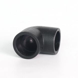 焊接弯头pe管件pe管接头自来水管配件pe给水管4分6分承插热熔弯头