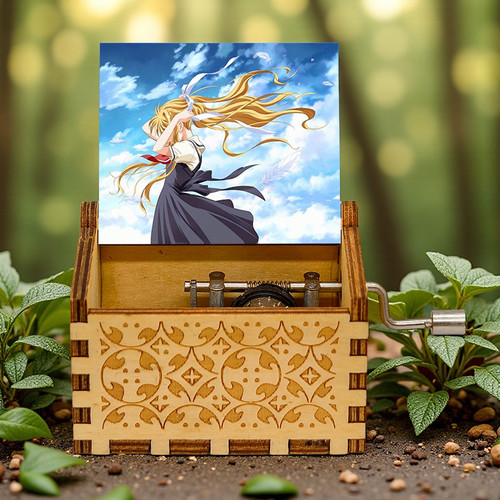 鸟之诗AIR手摇音乐盒tori no uta八音盒木质迷你创意女孩生日礼物