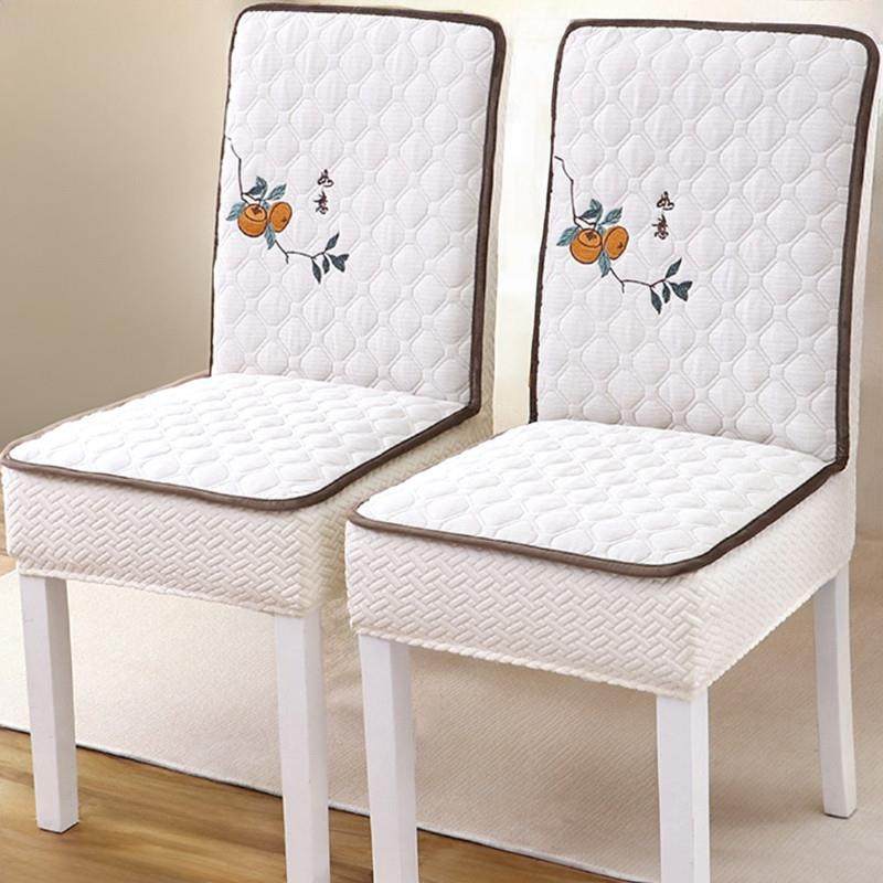 2026夹棉加厚防滑底椅子套罩柿柿如意坐垫靠背中式餐桌实木板凳座,居家布艺,椅套/椅垫,淘宝优惠券,粉丝福利购,淘宝优惠卷