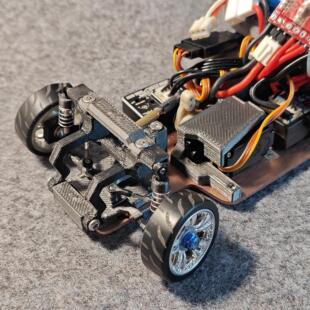 24比例漂移车架升级麦弗逊悬挂套件 伟力K969 tg miniq q8q9适用