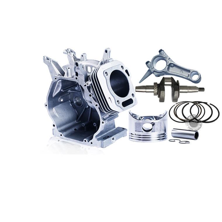 汽油发电机水泵微耕机配件168F170F190 GX160箱体 曲轴活塞 连杆