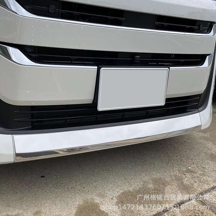 适用22款NOAH 90 前杠护角装饰条改装下格栅亮条防擦前唇饰条