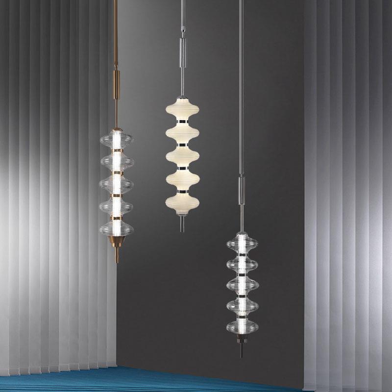 后现代网红轻奢葫芦小吊灯书房卧室客厅装饰设计师样板房床头灯