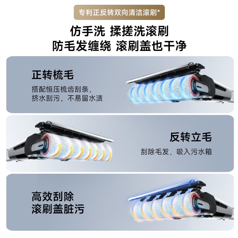 追觅h20ultra洗地机躺平热水双贴边H30U双助力吸拖洗烘一体官翻机