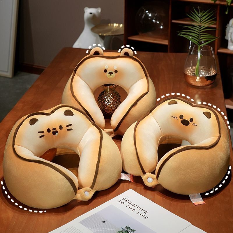 可爱双驼峰u型枕护颈旅游专用便携车载枕头脖子靠枕睡觉护颈神器