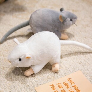 高颜值老鼠公仔毛绒玩具小白鼠耗子玩偶儿童睡觉抱枕布娃娃送女生