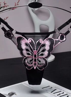 Sexy Lace Thong Women Butterfly Low Waist Panties G strings