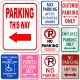 Parking Parki Metal Decor Art Wall Signs Tin Auto Vintage