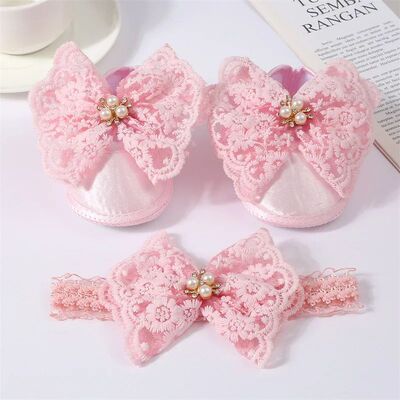Newborn Baby Girl Crib Shoes Spring Summer Flats Infant Prin
