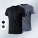 shirt Trai Round Shirt Fitness Gym Sport Neck drying Quick