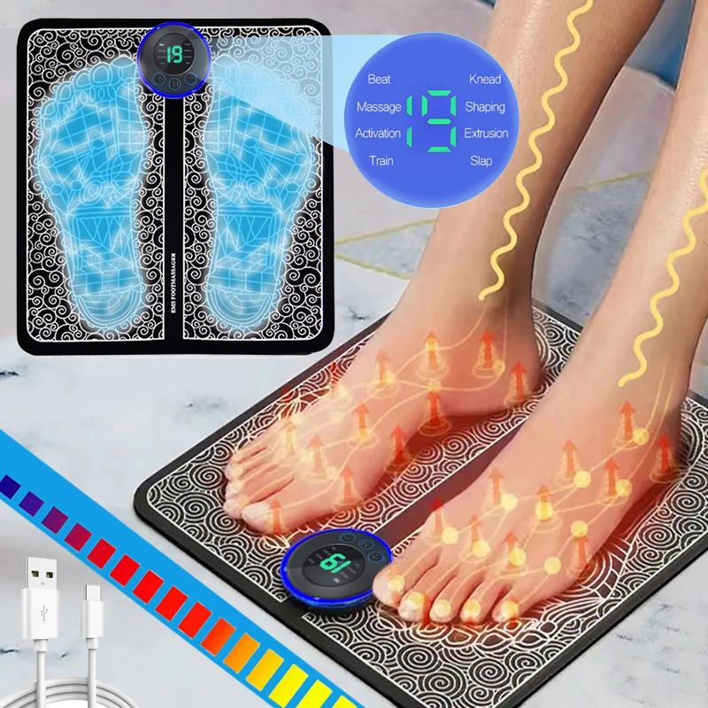 Electric Foot Massager Pad Muscle Massage Relaxation Trainer