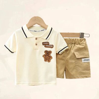 Baby Boy Clothes Set T-shirt+Shorts Kids Boy Summer Clothing