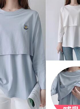 Pregnant Women Nursing T Shirt Maternity Summer Short Sleeve