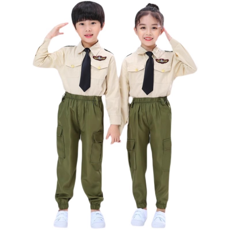 儿童中小学生青少年团体训练服运动套装少儿演出诗词朗诵大合唱服