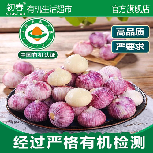 云南有机紫皮独蒜干头红出