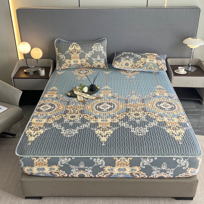 夏季超凉感乳胶凉席2025新款床笠款冰丝席三件套家用单人软席床垫,床上用品,乳胶席,淘宝优惠券,粉丝福利购,淘宝优惠卷