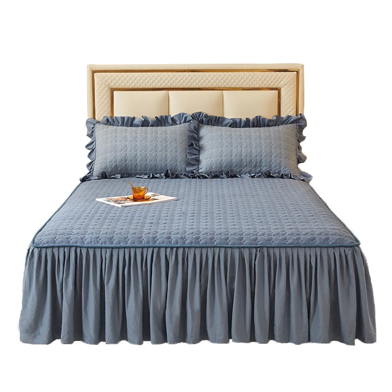 纯色夹棉加厚床笠罩带裙边可拆卸床裙二合一单件2022新款四季通用,床上用品,床裙,淘宝优惠券,粉丝福利购,淘宝优惠卷