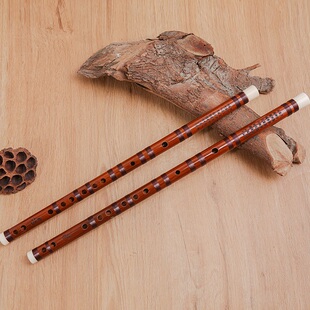郑月明亲制笛子/中高级竹笛/学生初学易吹入门级一节/接铜/苦竹笛