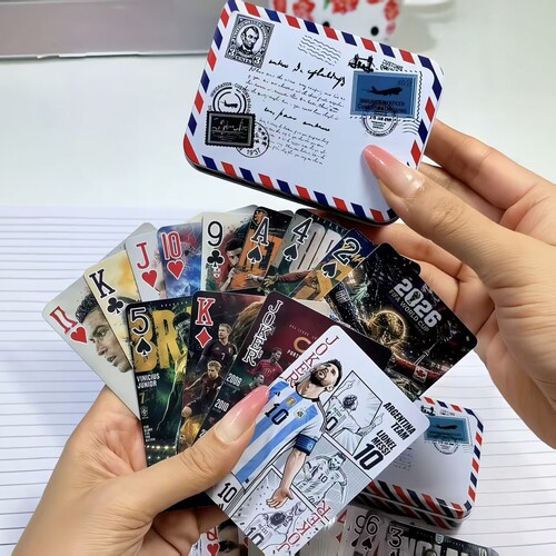 世界杯球星扑克牌明星周边纪念品