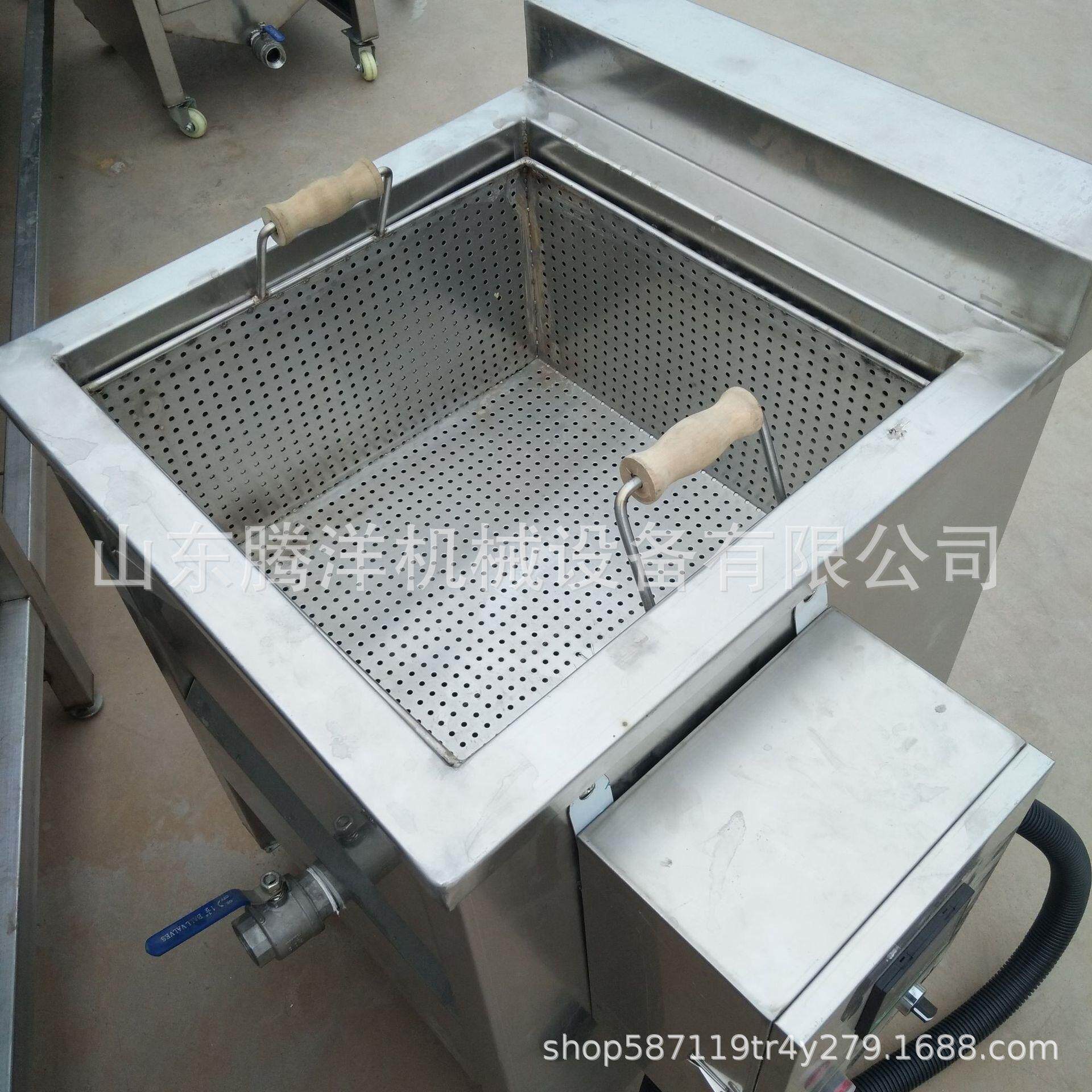 预制菜加工设备全自动肉丸鸡翅鸭脖炸鸡商用油炸锅