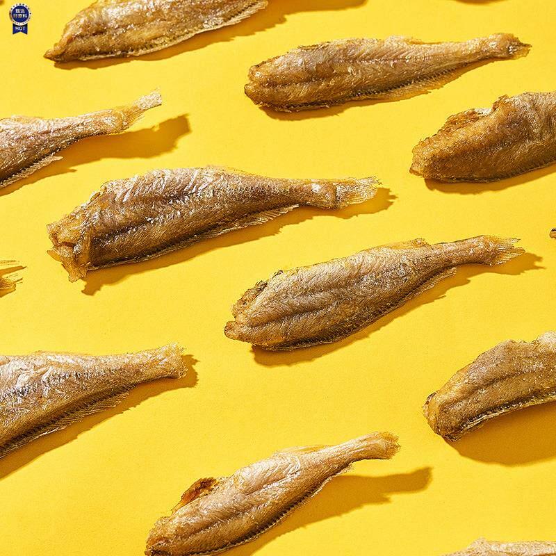 新日期爷叔鱼香酥小黄鱼250g*2袋装黄鱼酥休闲即食小零食小鱼干海