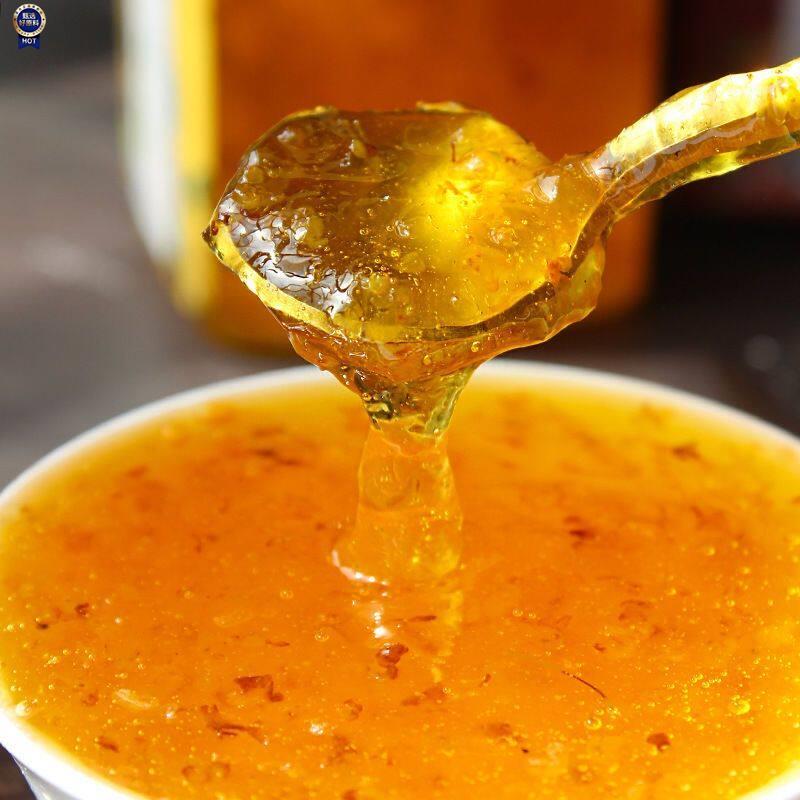 新日期桂花酱云南正宗家用商用冷饮烘焙汤圆冰粉配料奶茶特产蜜酱