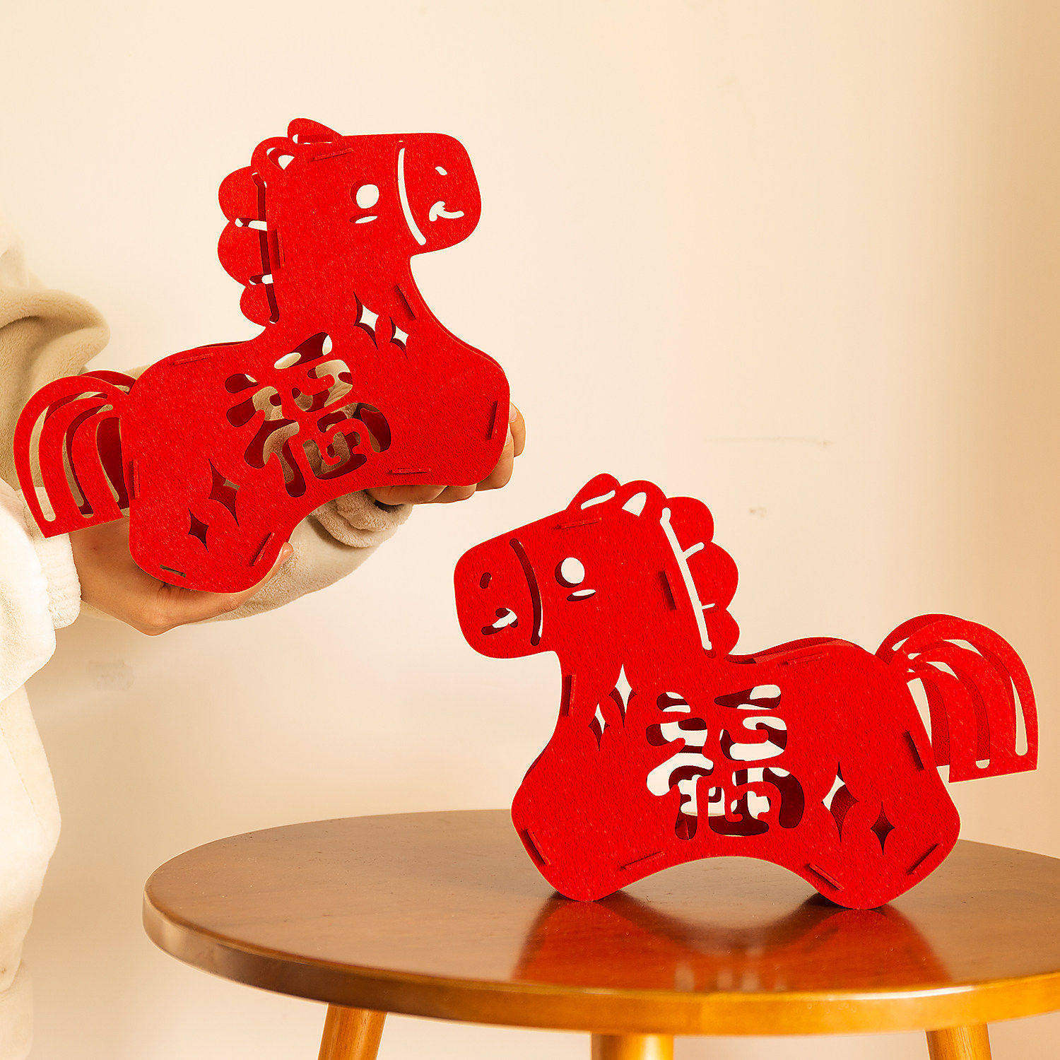 2026创意马年元旦装饰品布艺新年摆件桌面小春节过年氛围场景布置,鲜花速递/花卉仿真/绿植园艺,红掌/凤梨/温室花卉,淘宝优惠券,粉丝福利购,淘宝优惠卷