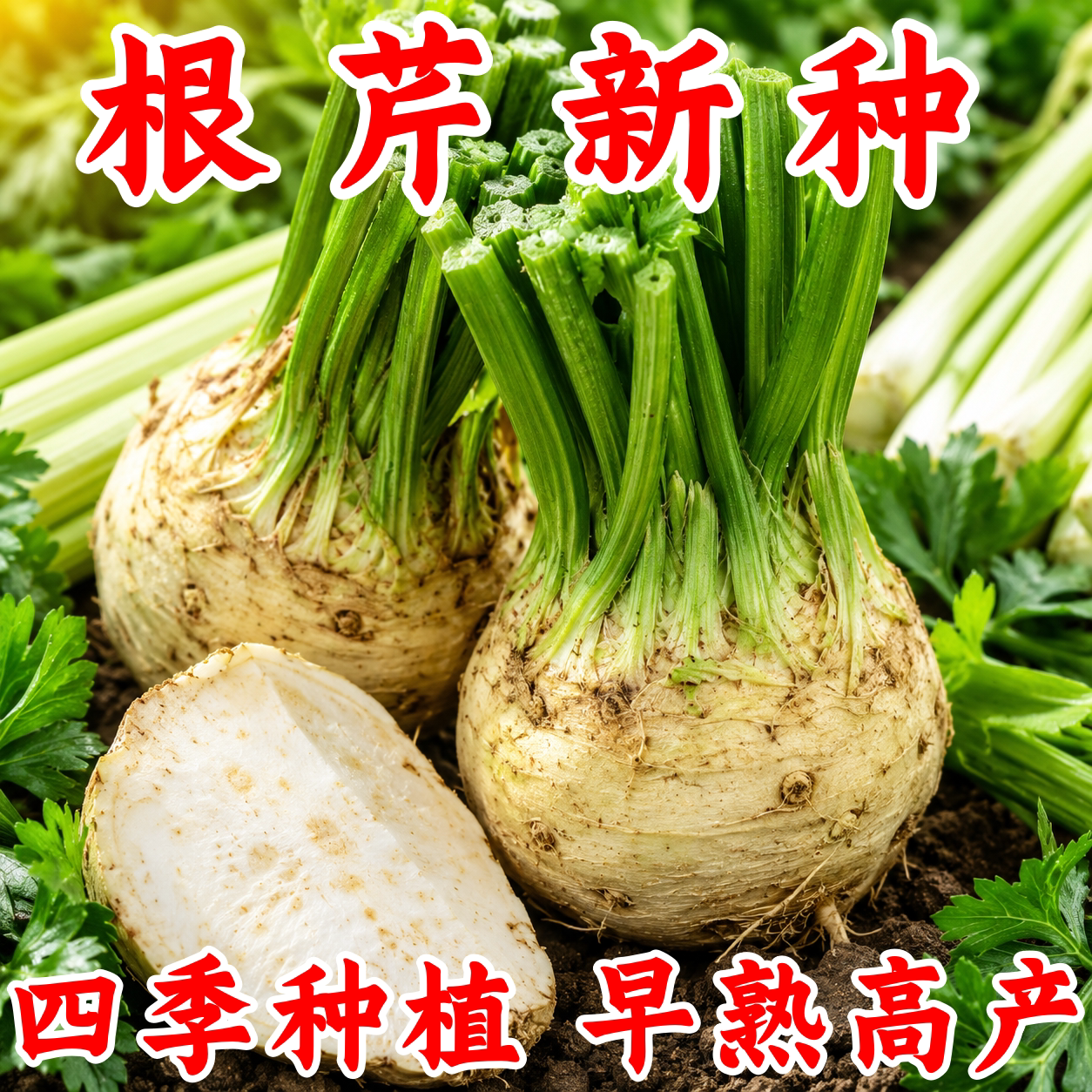 地中海根芹种子四季阳台可种植