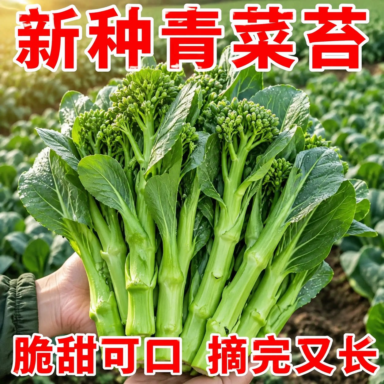 苏州青矮脚青现摘霜打菜苔种子