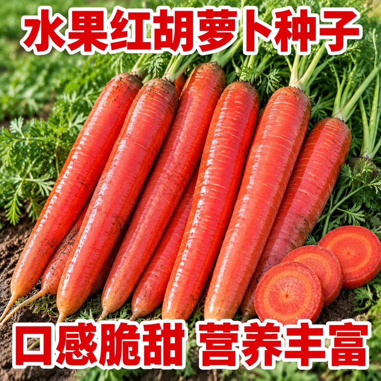 正品冰糖水果红萝卜种子