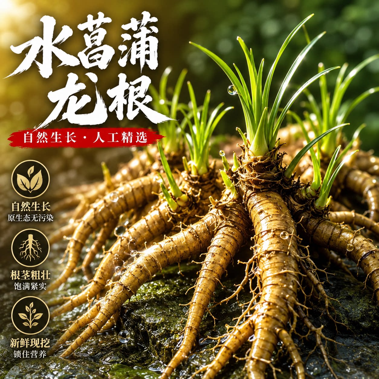 水培石菖蒲盆栽鱼龟缸造景净水