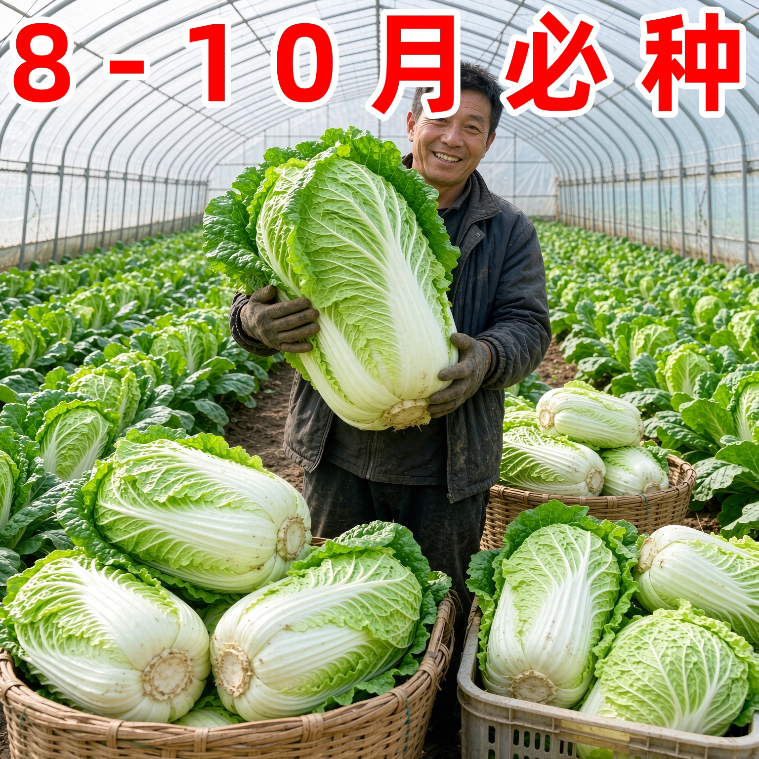 可越冬山东大白菜抗病包心38斤