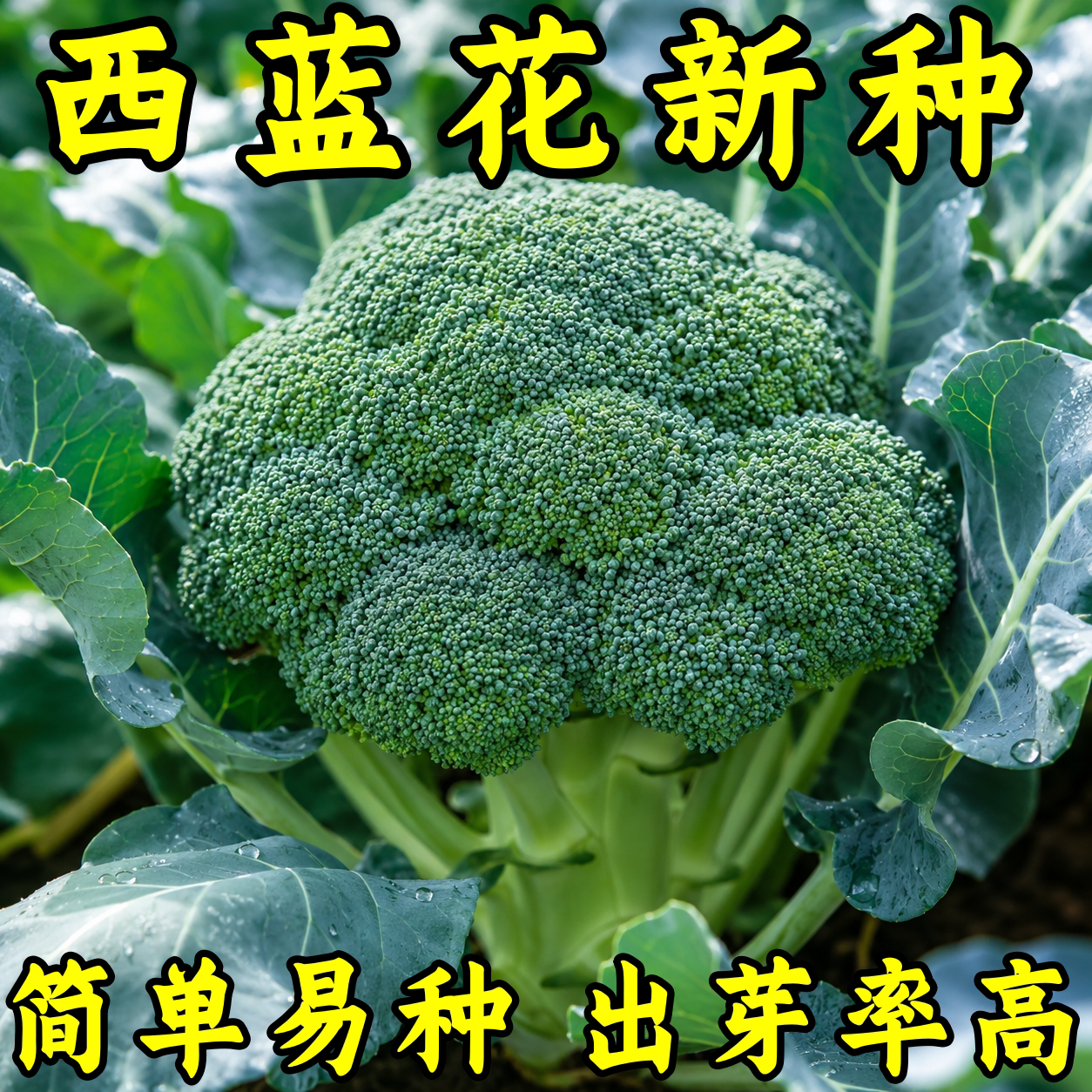新种西兰花种子耐寒耐热
