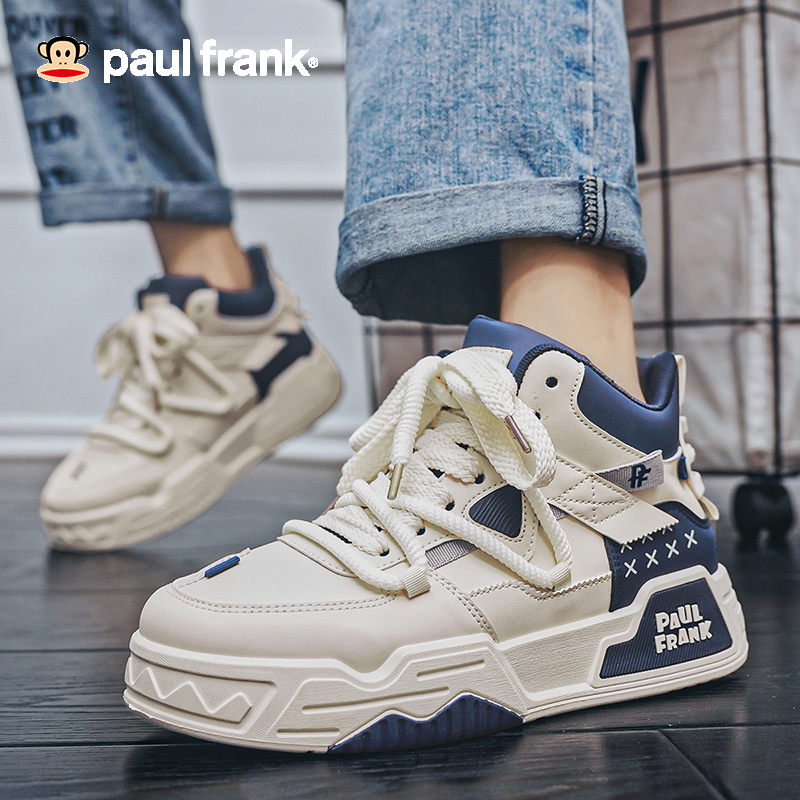 大嘴猴男鞋官方旗舰店高帮板鞋男