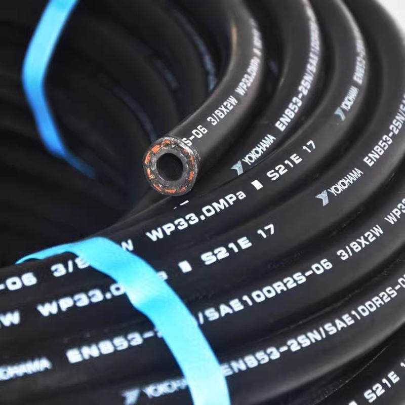 YOKOHAMA高压油管E2SN液压管总成接头10041005日本横滨液压胶管