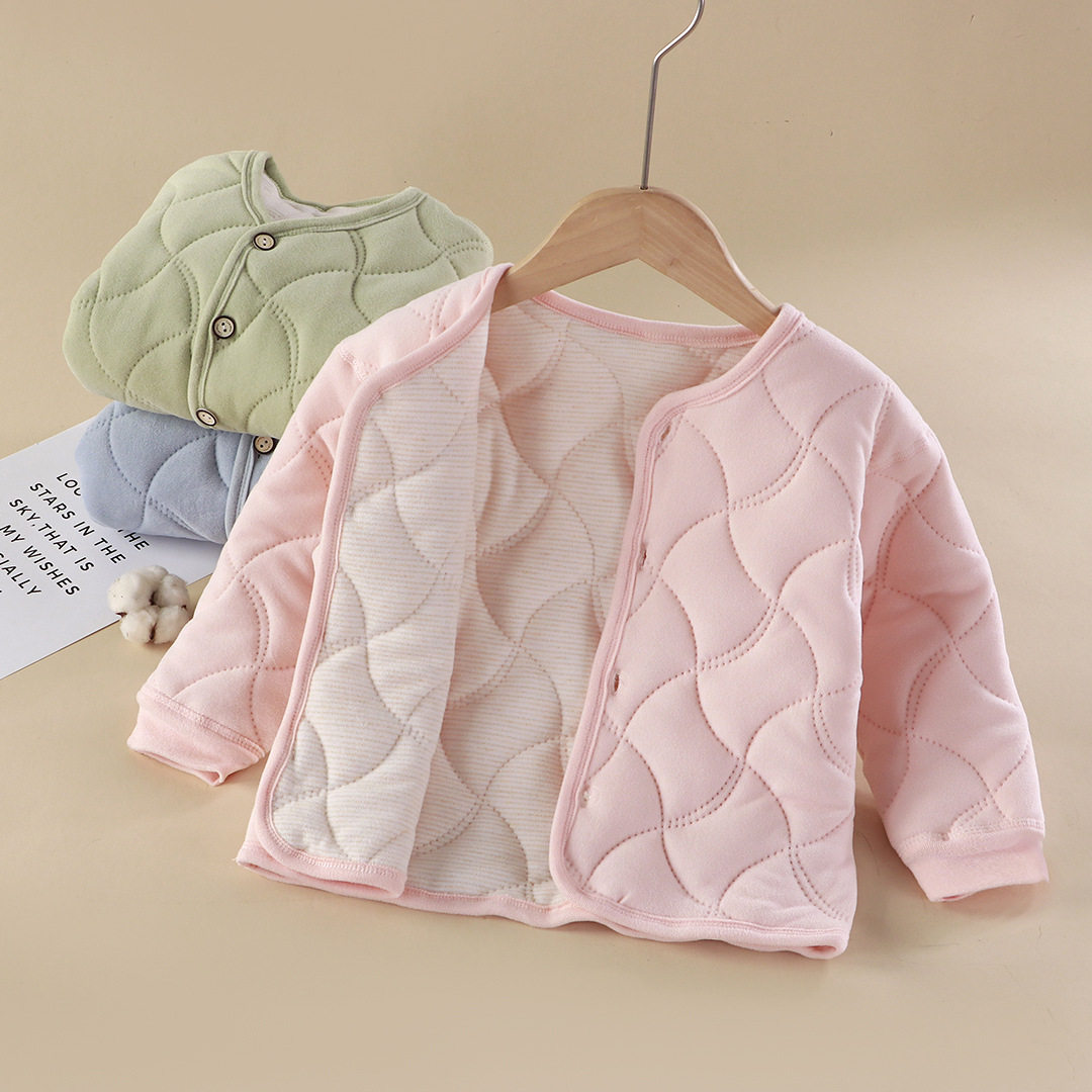 儿童外套三层校服神器女童棉衣男童内胆棉服二棉加绒中大童保暖