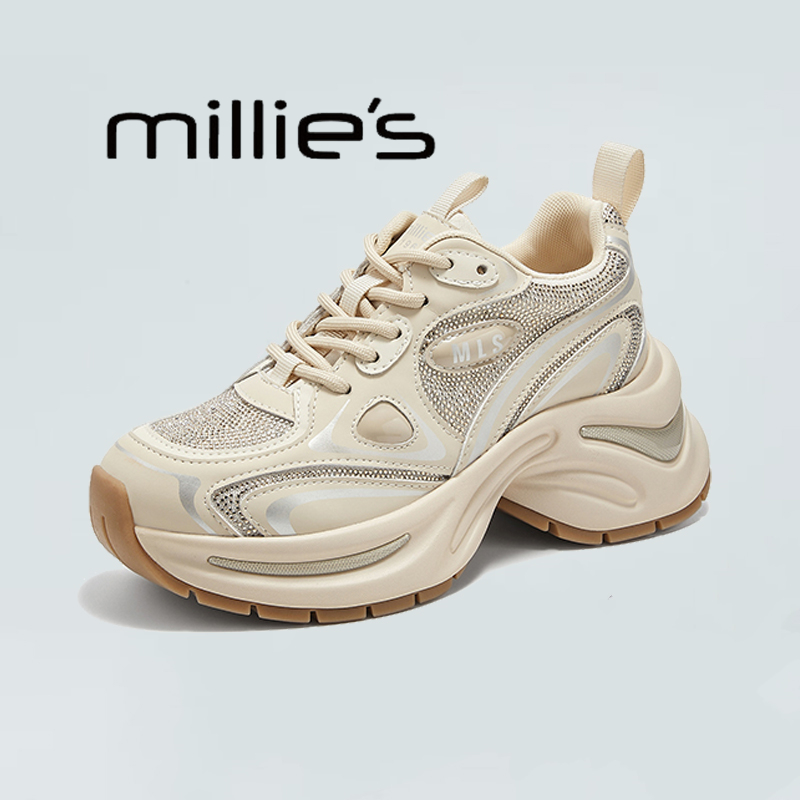 MILLIE'S/妙丽增高休闲运动鞋子