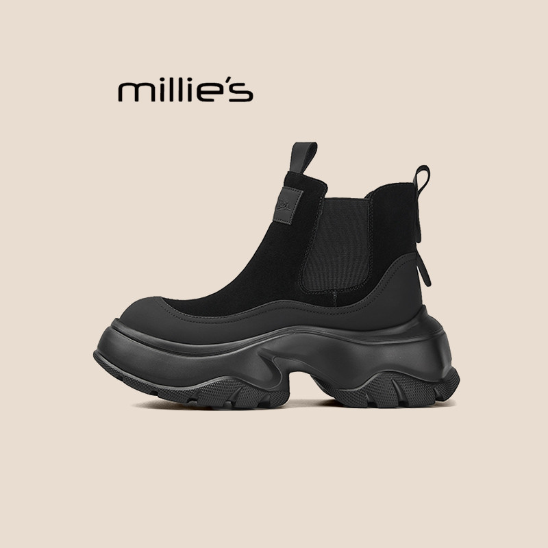 MILLIE'S/妙丽厚底切尔西靴