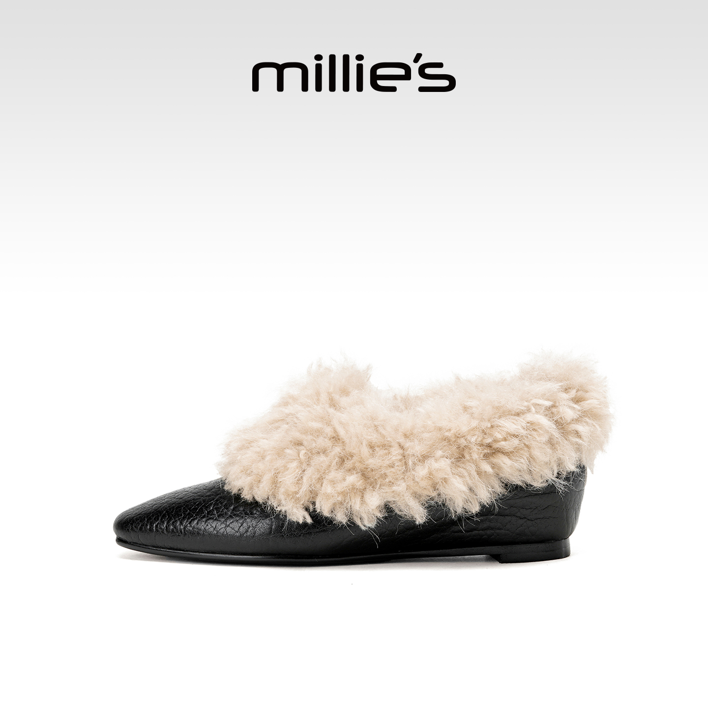 MILLIE'S/妙丽加绒保暖小皮鞋