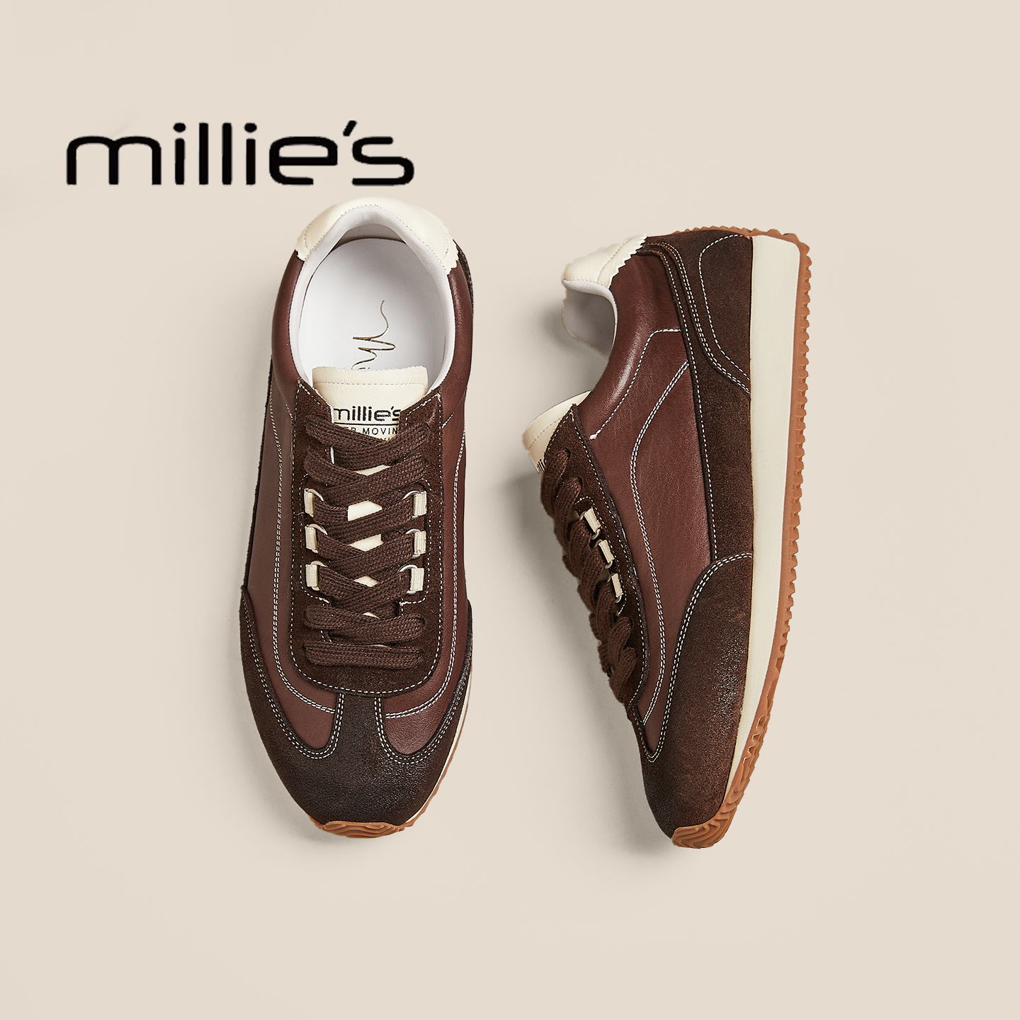 MILLIE'S/妙丽阿甘鞋华夫鞋