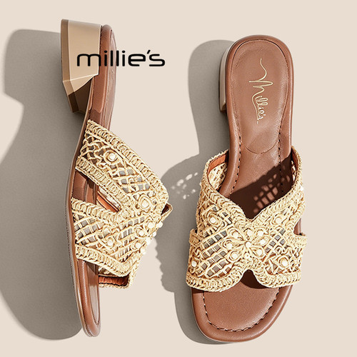 MILLIE'S/妙丽休闲外穿凉拖鞋