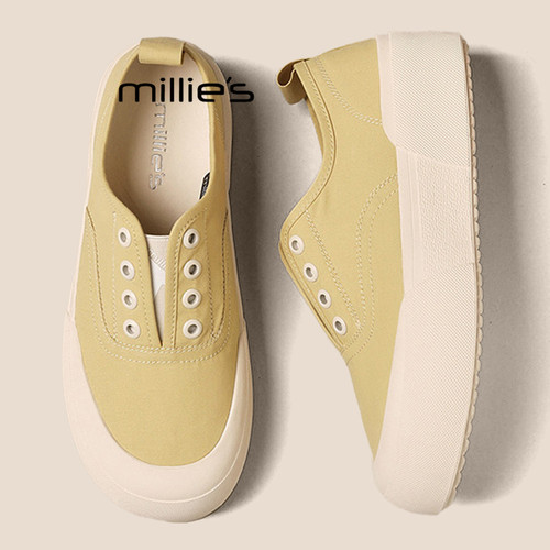 MILLIE'S/妙丽厚底透气休闲板鞋