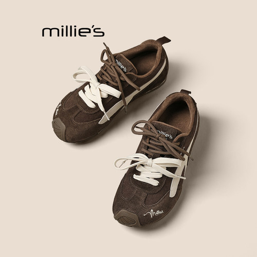 妙丽德训鞋女款棕色巨好看